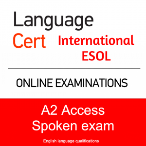 LanguageCert Internacional ESOL A2 Access - Spoken exam