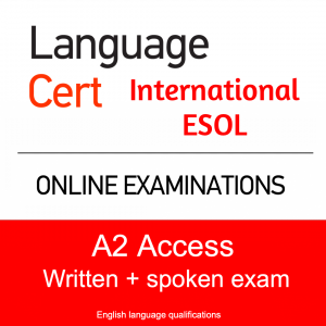 LanguageCert Internacional ESOL A2 Access - Written and Spoken exam